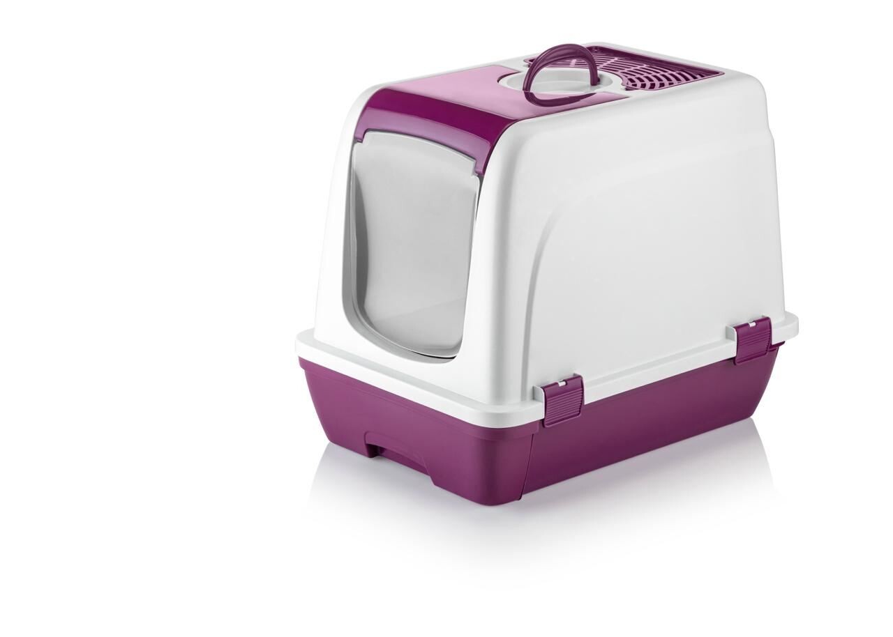 Litiera pentru pisici, Paws &amp; Whiskers, 5115-02, Plastic, Fucsia - view 2