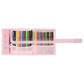 Penar cu accesorii, Glow Lab, Hearts, 7 x 20 x 7 cm, poliester, multicolor