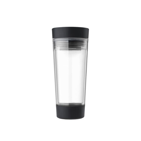 Cana termos pentru ceai, Brabantia, Make&Take, 8.4x20.1 cm, 360 ml, plastic, gri inchis