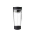 Cana termos pentru ceai, Brabantia, Make&Take, 8.4x20.1 cm, 360 ml, plastic, gri inchis