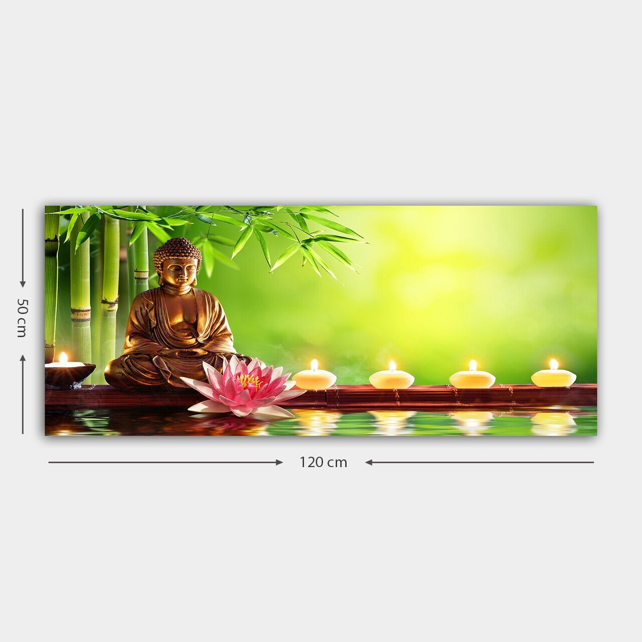 Tablou decorativ, YTY1031314483746_50120, Canvas, Rama din lemn (grosime 3 cm), Multicolor — imaginea 3