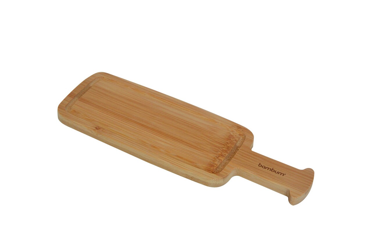 Tablă de prezentare a alimentelor din bambus, Hermia, 126MBM1119, Maro - view 7