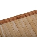 Covoras de baie Bambu Natural Lavado, Versa, bambus, verso polipropilena, 50x80 cm