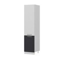 Dulap pentru bucatarie, Hanah Home, Minar, 50x222x58 cm, Alb / Antracit