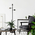 Lampadar, Fulgor, 942FLG1503, Metal, Negru