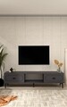 Comoda TV, Hanah Home, Weny, 150x40.6x29.6 cm, PAL , Antracit