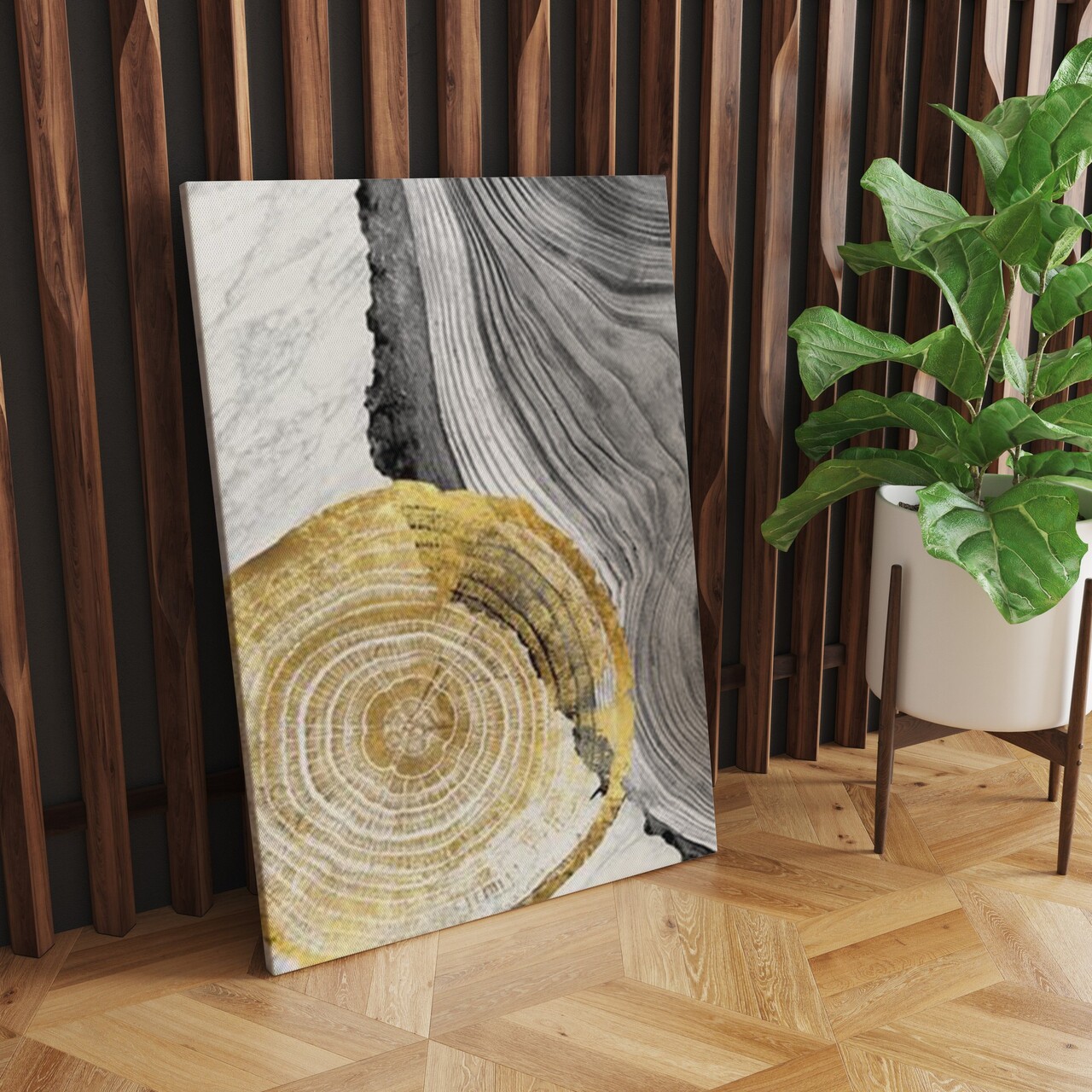 Tablou decorativ, ASR_CNV25-50, Cadru: 100% lemn (Grosime: 2 x 3 cm), Multicolor - view 3