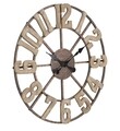 Ceas de perete Muro, Mauro Ferretti, 63.5 cm, fier, maro