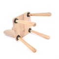 Scaun de masa pentru bebelusi, Rosewood, BLTYZ-AKTV045, 30x57x30 cm, Stejar