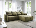 Coltar extensibil dreapta 4 locuri ELTAP, RT-33TOS, Campo, 265x196x88 cm, lemn/poliester, verde olive