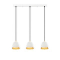 Lustra, Fulgor, 942FLG1482, Metal, Alb/Auriu