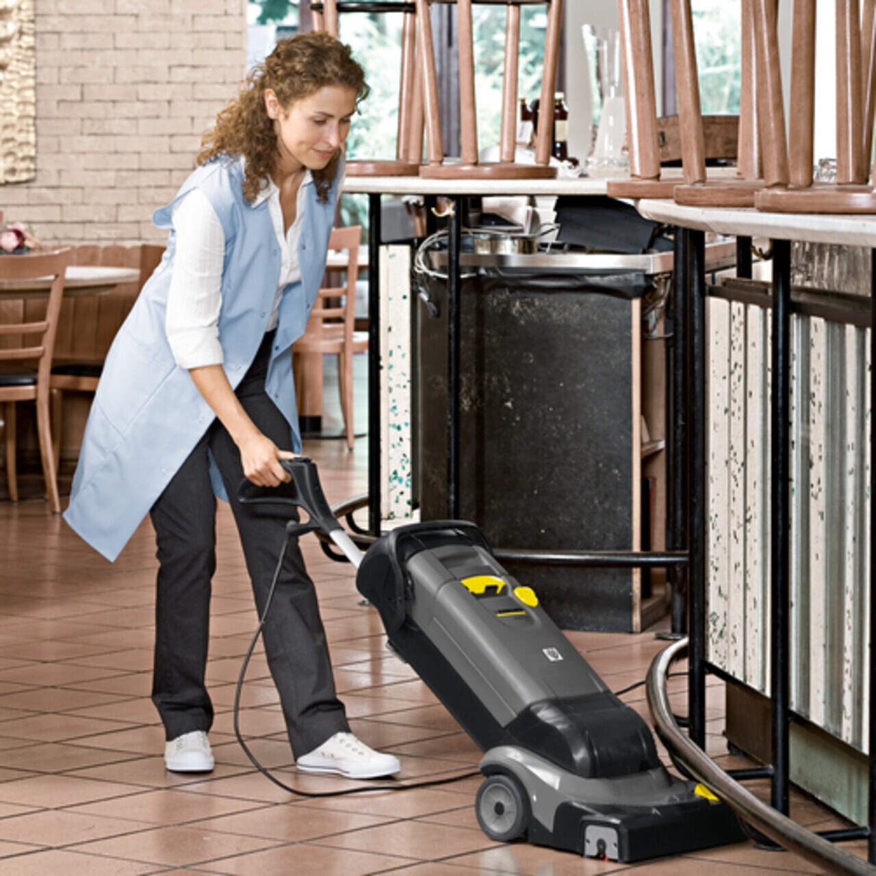 Masina de spalat pardoseli BR 30/4 C, Karcher, gri — imaginea 5