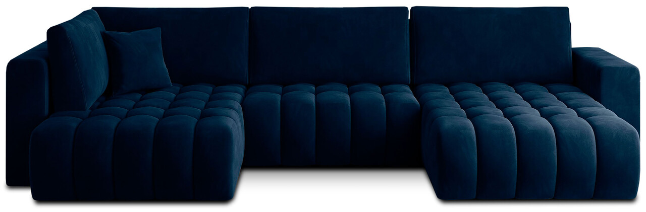 Coltar extensibil dreapta 6 locuri ELTAP, RT-40VE, Bonito, 350x175x92 cm, lemn/poliester, albastru inchis - 1 | YEO