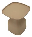 Masuta de cafea Gea, Mauro Ferretti, 48x48x50 cm, plastic, gri