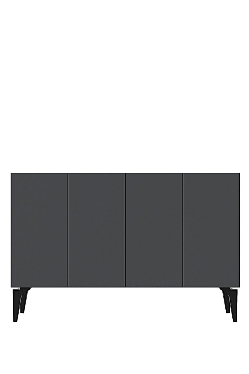 Consola, Hanah Home, Lipa 120, 120x79x32 cm, Antracit - view 7