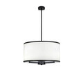 Lustra, Fulgor, 942FLG1642, Metal, Alb/Negru