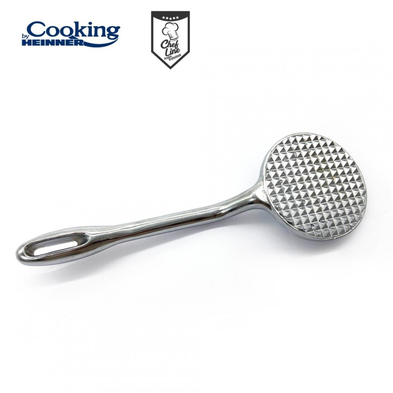 Ciocan profesional pentru fragezirea carnii, Chef Line, Cooking by Heinner, 10x30 cm, zinc — imaginea 4