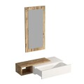 Bufet, Arnetti, Vien, 82x15 cm, PAL, Pin Atlantic / Alb