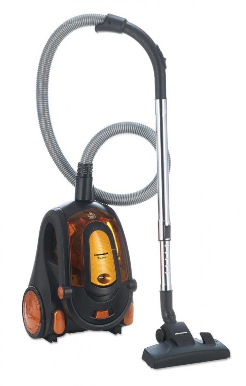 Aspirator ciclonic Hepa 11 Monarch, Heinner, 800W, 2.2L, negru/caramiziu