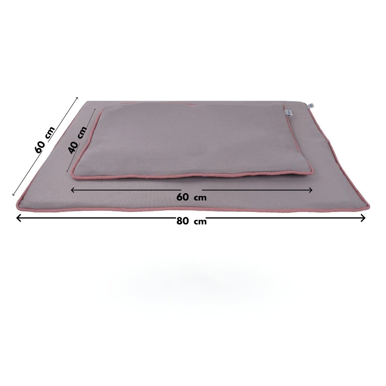 Pat pentru animale de companie, Paws &amp; Whiskers, Thermo Mat 40 x 60, Material exterior: 100% poliester, Verde - view 3