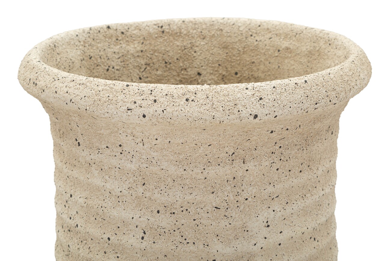 Vaza decorativa, Mauro Ferretti, Sand Outdoor, 28x110 cm, polirasina, bej - view 4