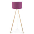 Lampadar, Insignio, 780SGN2466, 70% MDF/30% tesatura PVC, Liliac / Crem