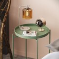 Masuta de cafea, Cerritos, Shb-007-D, 46x56x46 cm, Metal, Verde