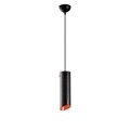 Lustra Sivani MR - 832, Opviq, 8 x 114 cm, 1 x E27, 40W, negru/rosu