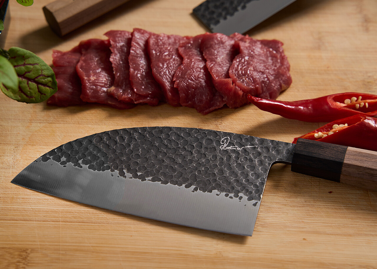 Satar, Samurai Gourmet by Rikito Watanabe si Cooking by Heinner, 17 cm, inox/lemn, maro - imagine 3