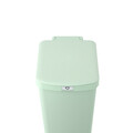 Cos de gunoi cu pedala, Brabantia, StepUp, 40 L, 35.2x28x66.6 cm, polipropilena, verde jad