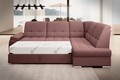 Coltar extensibil dreapta 3 locuri ELTAP, RT-24VE, Sado, 272x192x95 cm, lemn/poliester, roz inchis
