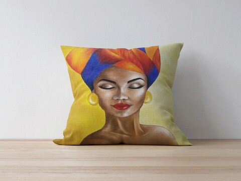 Husa de perna, a1169, 43x43 cm, 50% bumbac/50% poliester, multicolor