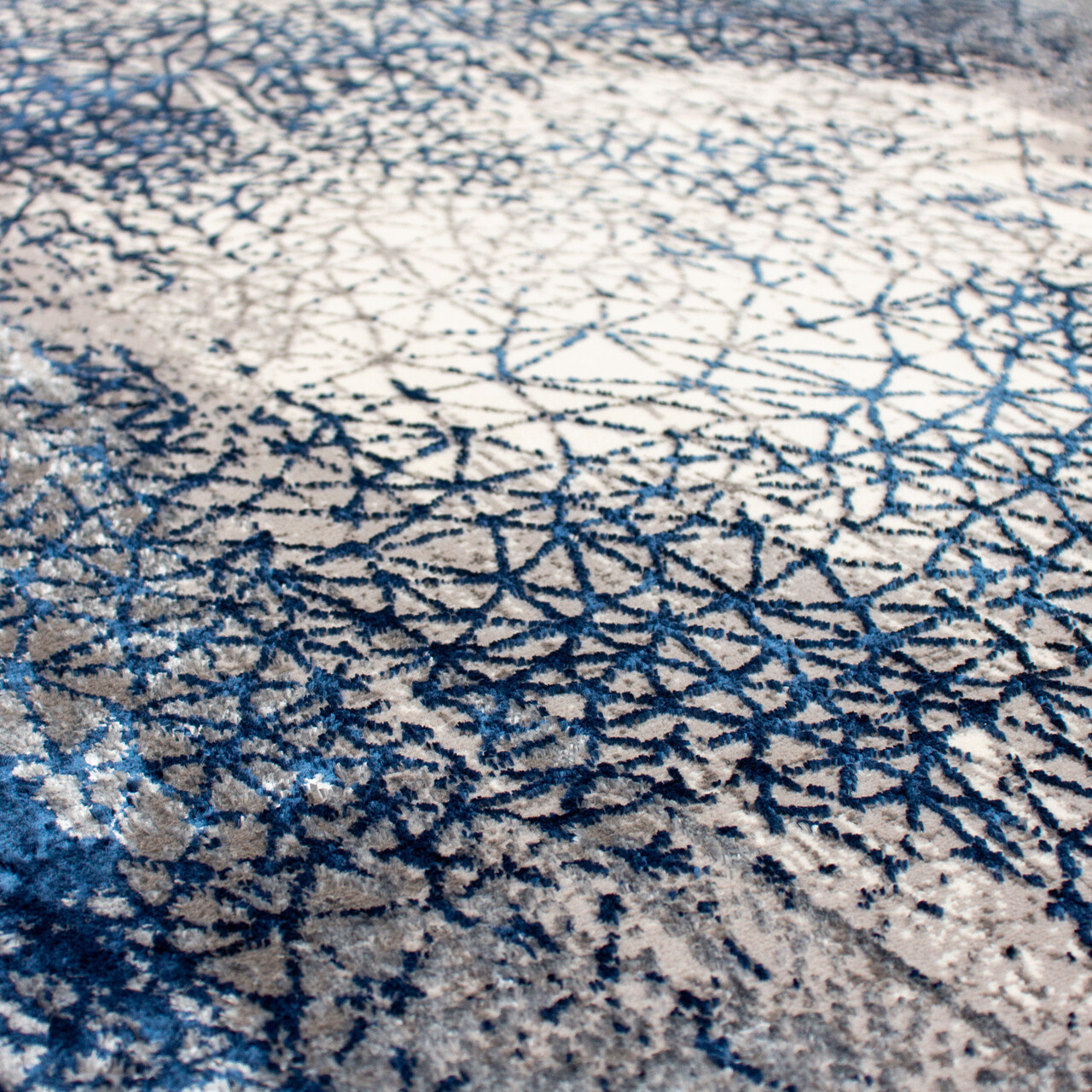 Covor, HE630, 120x170 cm, Poliester, Crem / Albastru - 3 | YEO