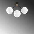 Lustra, Tatum, 584TTM1289, Metal, Alb/Negru