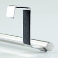 Suport prosop pentru usa Forma, iDesign, 23.5x6.5x6.5 cm, otel