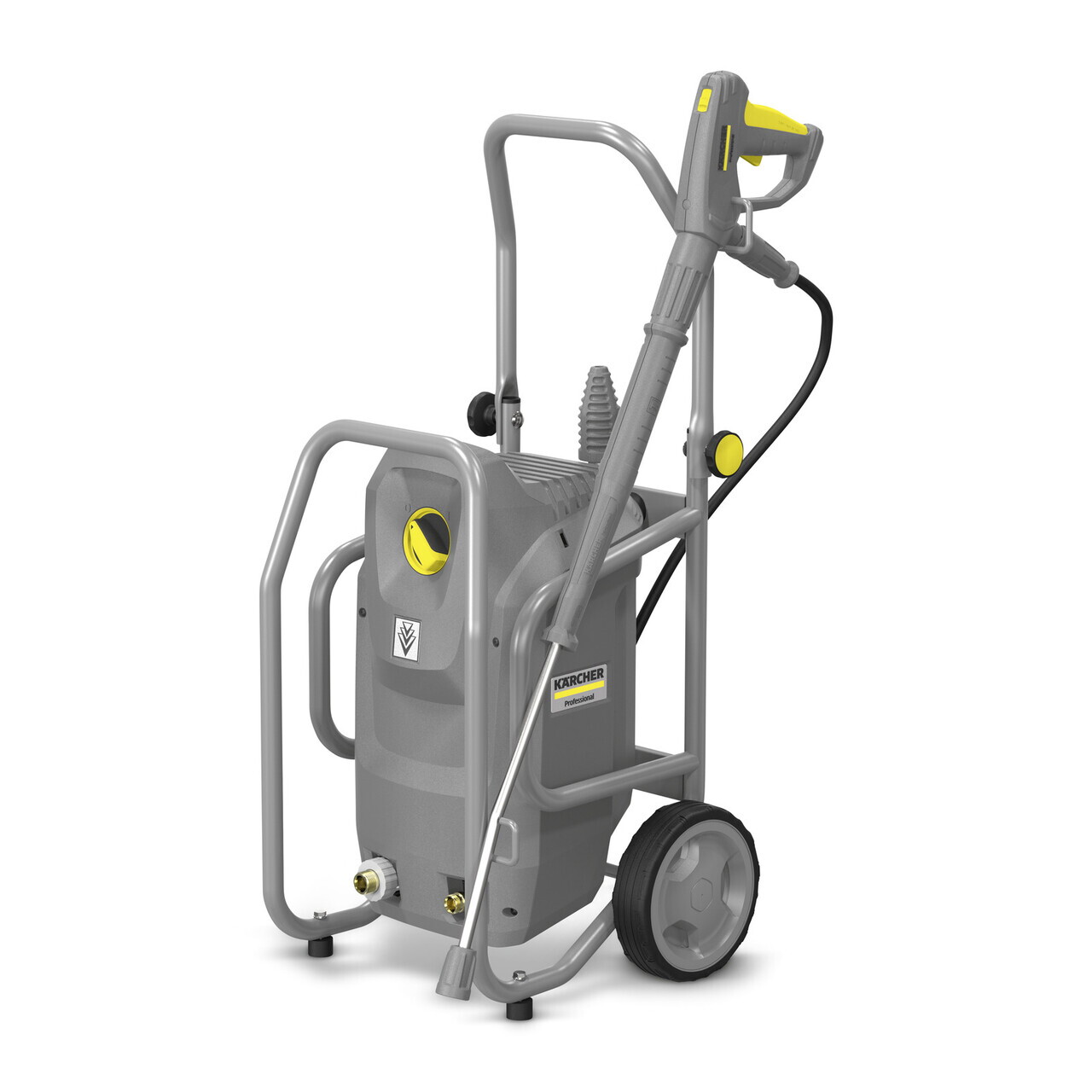 Aparat de spalat cu presiune profesional HD 6/14 -4 Cage Mobil, Karcher, gri