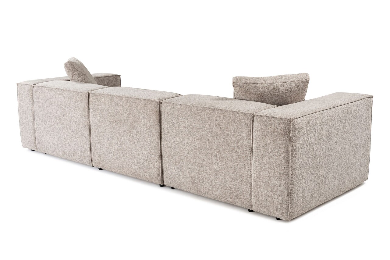 Canapea 3 locuri, Atelier del Sofa, 560ARE1955, Moca - imagine 4