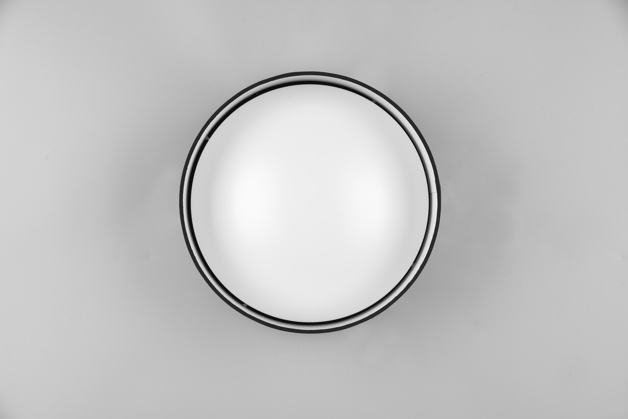 Plafoniera Locarno, RL, 30x11 cm, 12W, 1x SMD, textil, negru