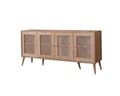 Consola, Wolina, Goose, 80x180x41 cm, Corp: PAL 100% MELAMINAT, Stejar