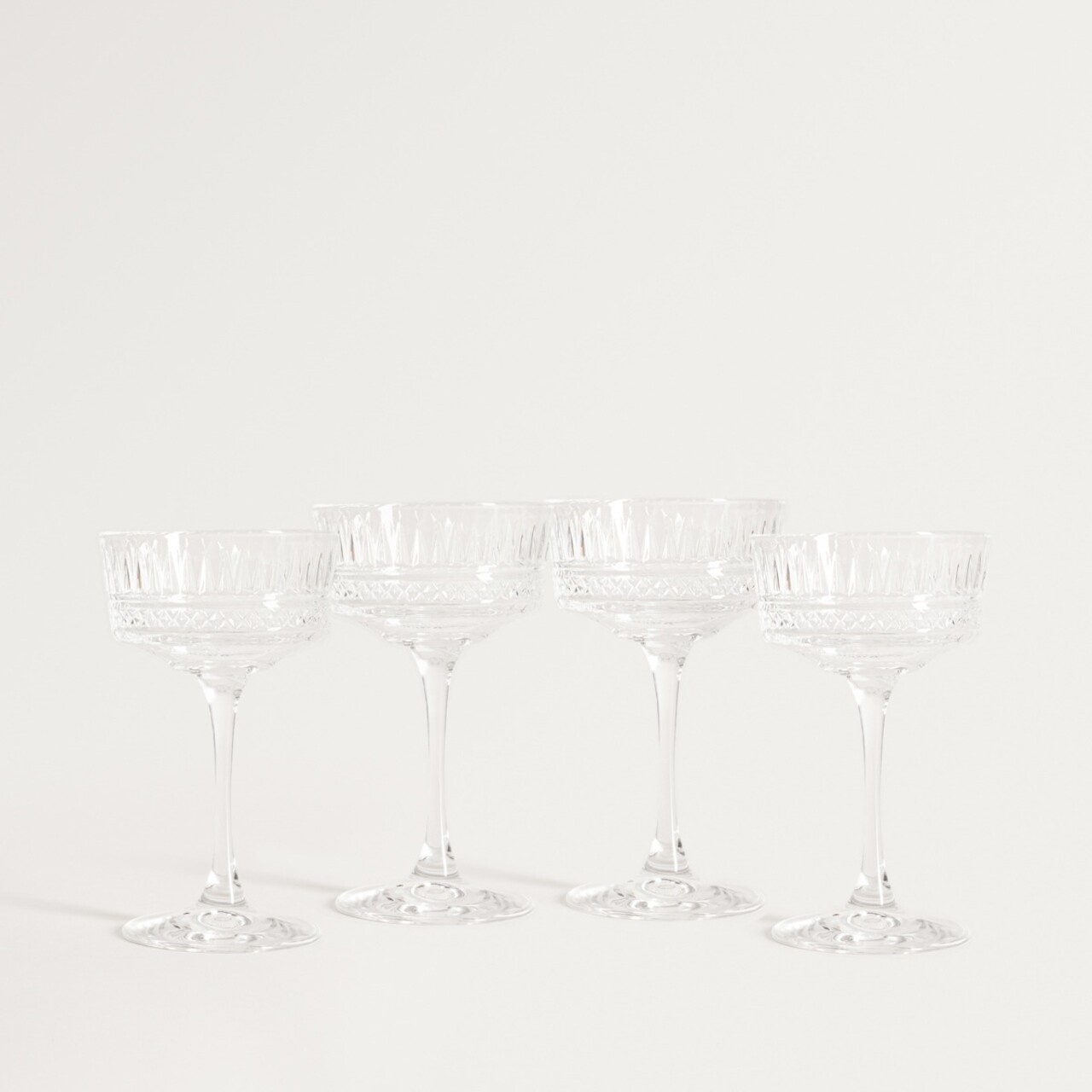 Set 4 pahare Brillare, Homla, 250 ml, sticla, transparent — imaginea 2
