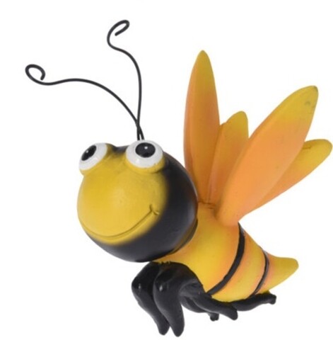 Agatatoare pentru ghivece bee, 11x6x9 cm, poliston, multicolor