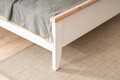 Pat de o persoană, Alfa Design, Uren Modern Country, Stejar alb