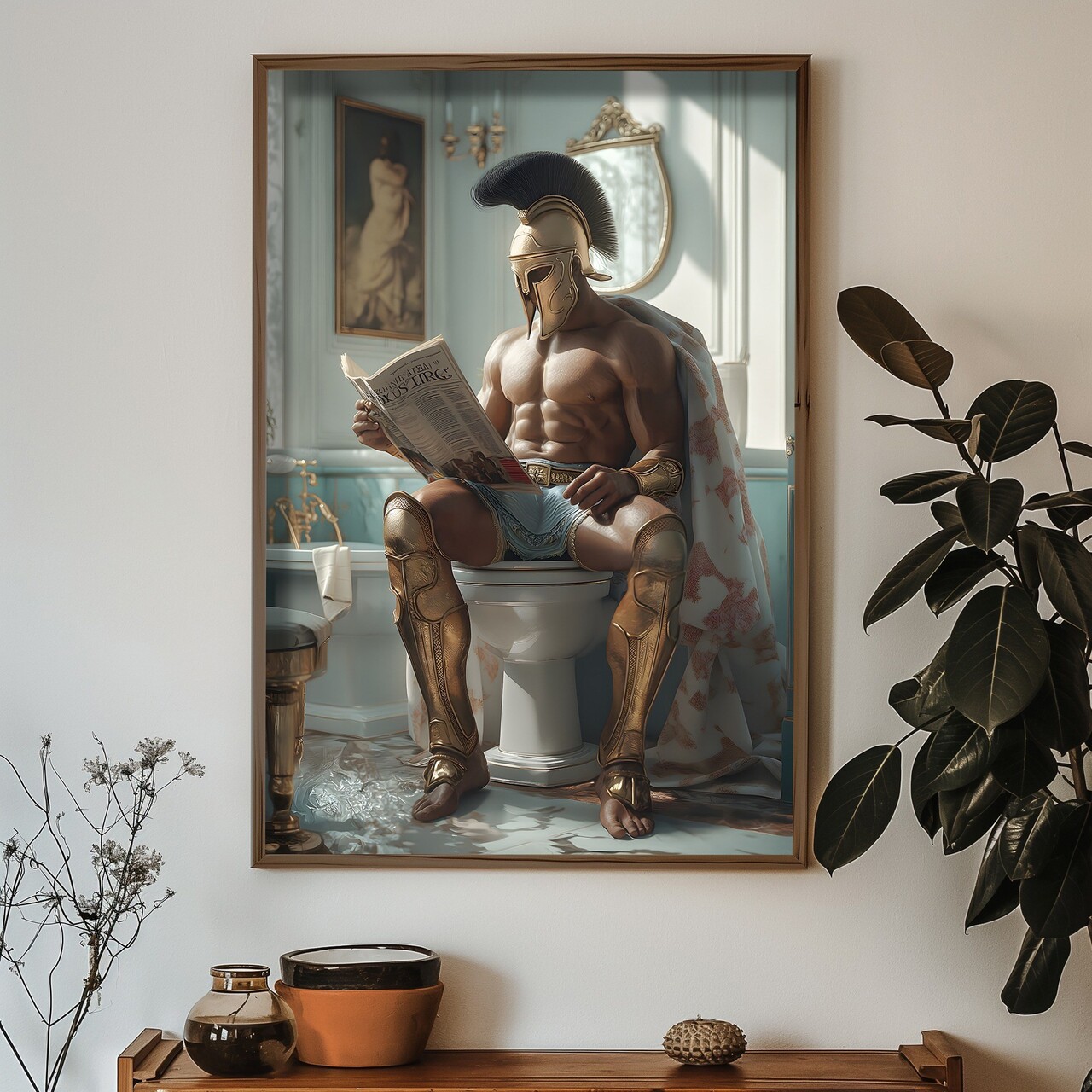 Tablou decorativ HUM068 Cadru: 100% MOLID Multicolor