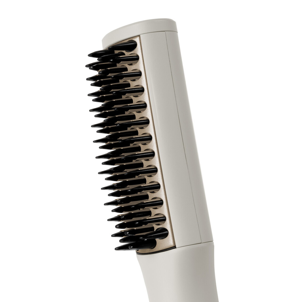 Mini pieptene pentru indreptat parul Fashion TV, Matte Cream-Gold, 180°C, invelis ceramic, crem - imagine 4