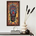 Tablou decorativ, Ahsalct-010, Cadru: 100% PVC (Grosime: 2 cm), Multicolor