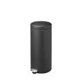 Cos de gunoi cu pedala, Brabantia, NewIcon Mineral Infinite Grey, 30 L, 38x29.3x67.9 cm, otel, gri