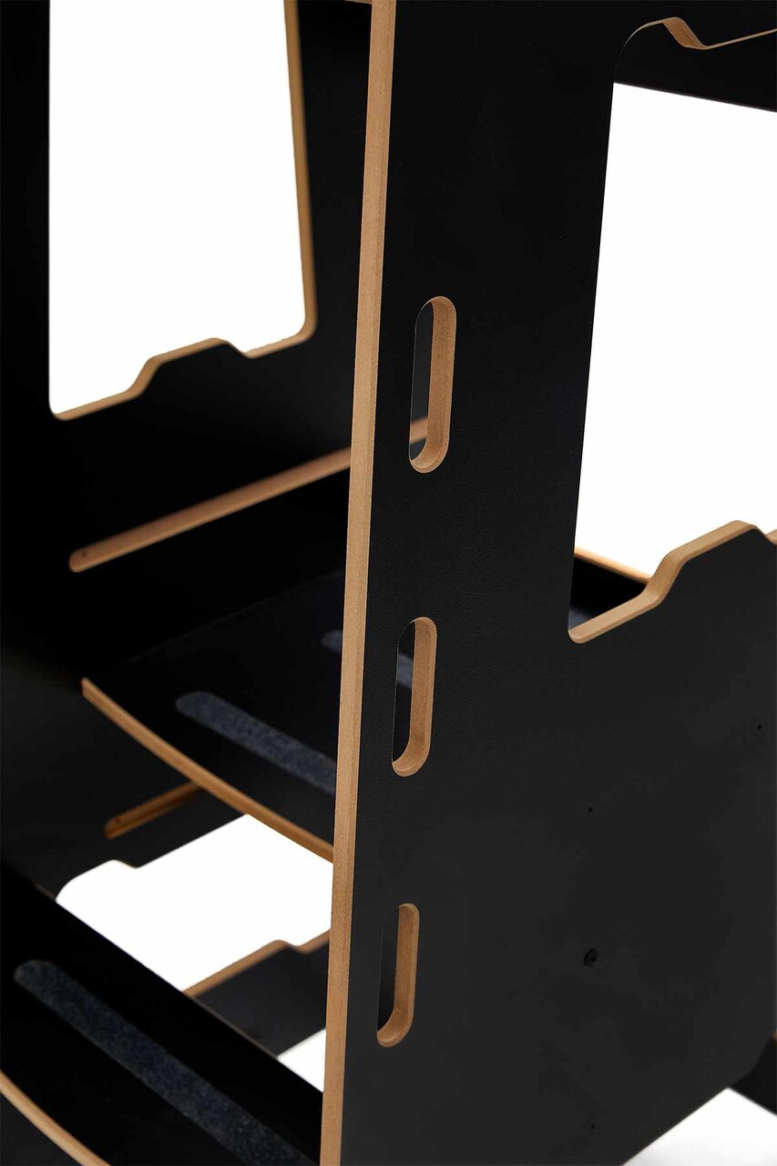 Turn de invatare, Hanah Home, Learning Tower, 40x90x50 cm, Negru - view 5