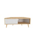 Comoda TV, Zena Home, Mora, Stejar Safir / Alb