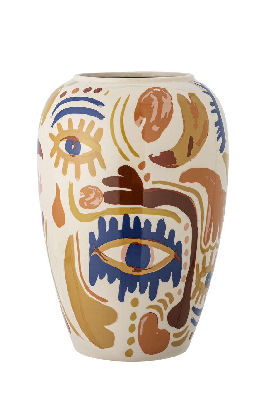 Vaza decorativa, Bloomingville, Horus, 22x32 cm, ceramica, multicolor