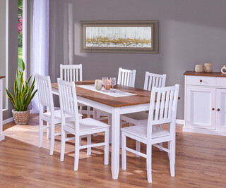 160x90x75 cm, Alb;Maro Sepia, Masa